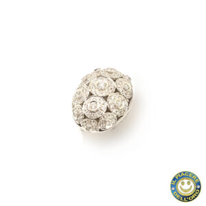 Ciondolo oro bianco con diamanti – foto 2