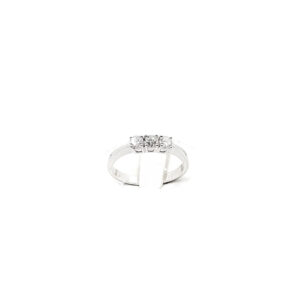 Nuovo Trilogy Oro Bianco con Diamanti 0.43 Ct