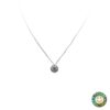 Punto luce oro bianco e diamanti 0.23ct