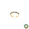 Anello in Oro Rosa con Diamanti Bianchi + Brown tot 0.33