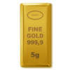 Lingotto 5gr titolo 999.9 LBMA