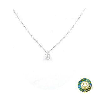 Collana punto luce con diamante