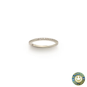Eternity Zirconi Bianchi Argento Rodiato