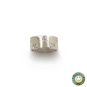 Anello Gucci in oro bianco
