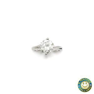 Solitario con diamante da 2.23 Ct
