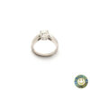 Solitario oro bianco e diamante 0.77ct