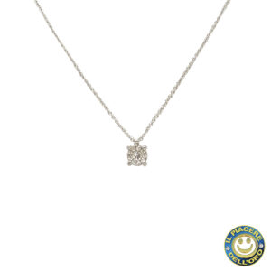 Collana punto luce magic con diamante
