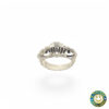 Anello Oro Bianco con diamanti