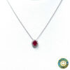 Collana Salvini Oro Bianco con Rubino e Diamanti