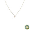 Collana Punto Luce con Diamante 0.14 Ct