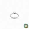 Anello Solitario con Diamante Ct 0,19