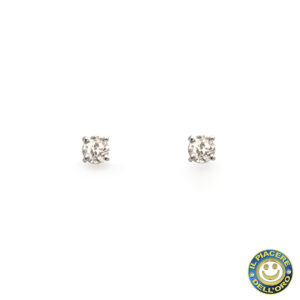Orecchini Punto Luce Diamanti 0,37 Ct