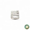Anello Oro Bianco con Diamanti  0.90 Ct