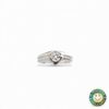 Solitario Oro Bianco con Diamante Ct 0.50