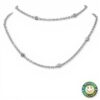 Collana Oro Bianco con Diamanti