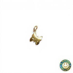 Ciondolo Dodo Farfalla Oro Giallo