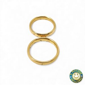 2 Fedi Oro Giallo