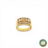 Anello Oro Giallo con Zirconi
