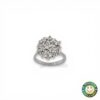 Anello Oro Bianco con Zirconi