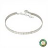 Bracciale Manetta in Argento Rodiato