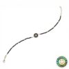 Bracciale Oro Bianco con Onice Nero