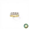 Veretta Oro Giallo e Bianco con Diamanti 0.60 Ct