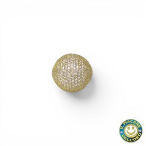 Anello in Argento Dorato con Zirconi