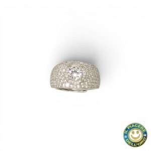 Anello in Argento con Zirconi
