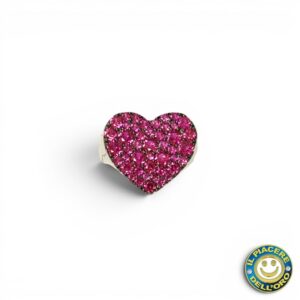 Anello in Argento con Zirconi Rosa