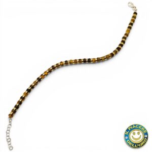 Bracciale in Argento con Occhio di Tigre