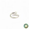 Anello Bilogy Oro Bianco con Diamante G VS