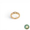 Anello Oro Rosa con Diamanti