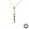 Collana Oro Giallo con Pietre