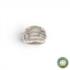Anello Oro Bianco con Diamanti