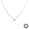 Collana Cipollina in Oro Giallo con Diamante