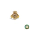 Anello Oro Giallo con Diamanti